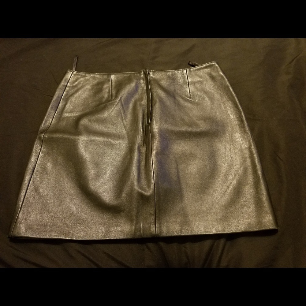 Leather skirt